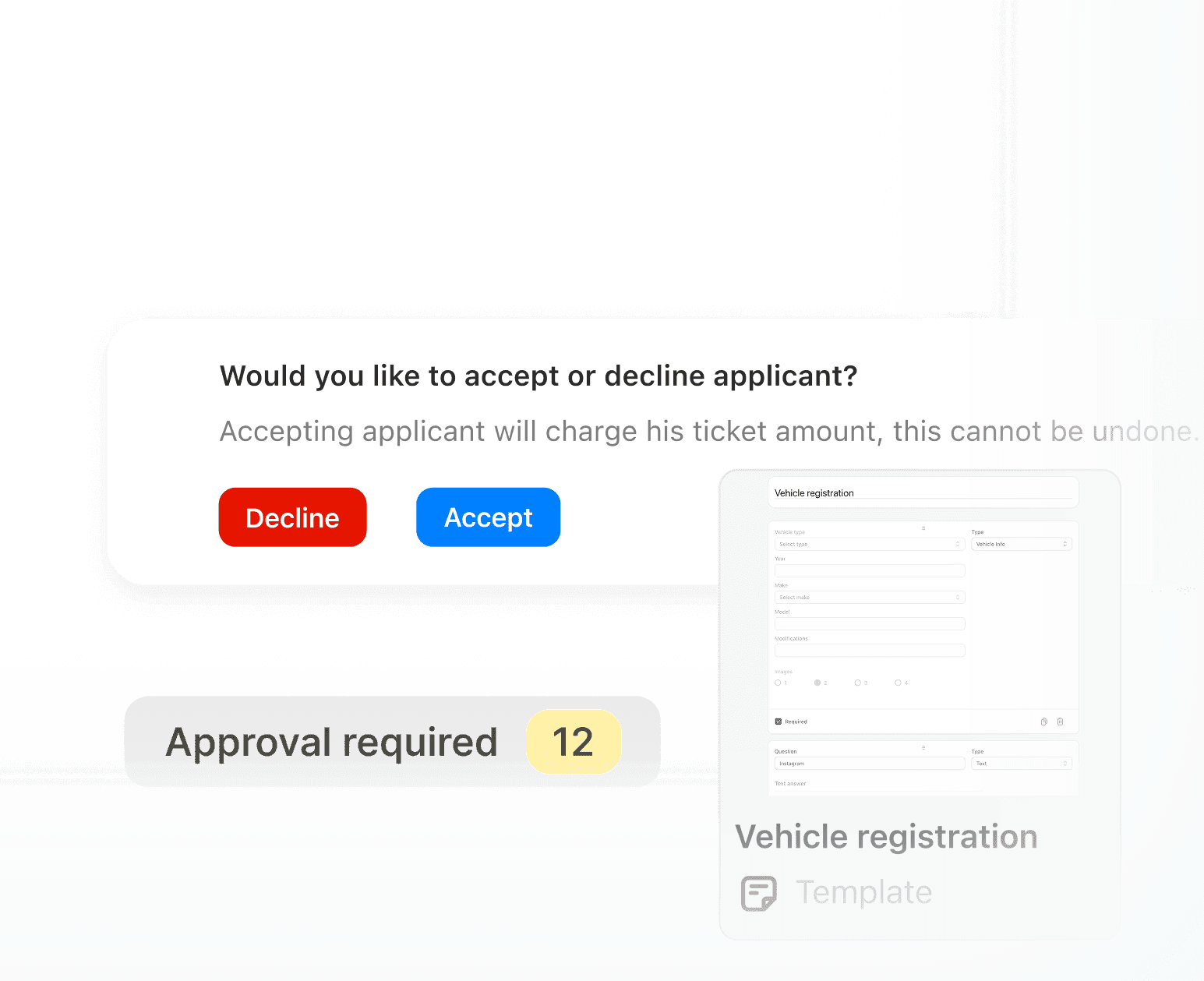 Vehicle registration illustration